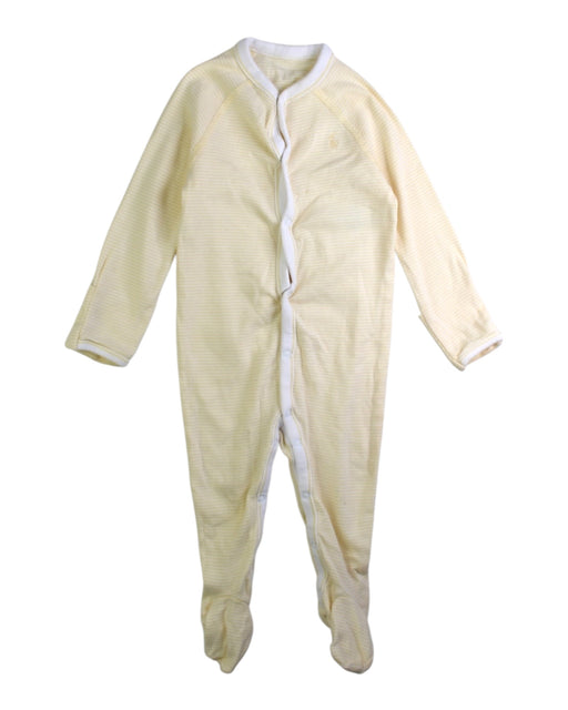 A Ivory Onesies from Ralph Lauren in size 6-12M for neutral. (Front View)