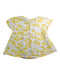 A Yellow Short Sleeve Tops from Petit Bateau in size 2T for girl. (Back View)