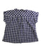 A Navy Short Sleeve Tops from Bout'Chou in size 2T for girl. (Back View)