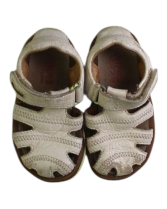 A Beige Sandals from Camper in size 18-24M for girl. (Back View)