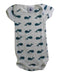 A White Short Sleeve Bodysuits from Petit Bateau in size 0-3M for neutral. (Front View)