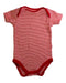 A Red Short Sleeve Bodysuits from Mamas & Papas in size 3-6M for neutral. (Front View)