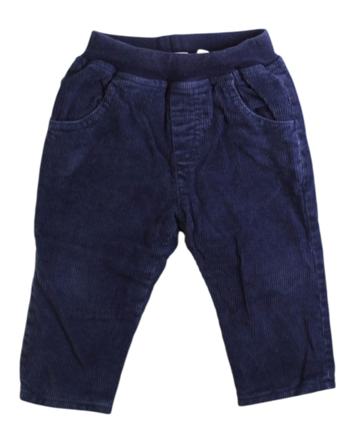A Navy Casual Pants from Jojo Maman Bébé in size 3-6M for boy. (Front View)