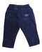 A Navy Casual Pants from Jojo Maman Bébé in size 3-6M for boy. (Back View)