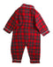 A Red Onesies from Trotters in size 0-3M for boy. (Back View)
