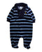 A Navy Long Sleeve Rompers from Ralph Lauren in size 0-3M for boy. (Front View)