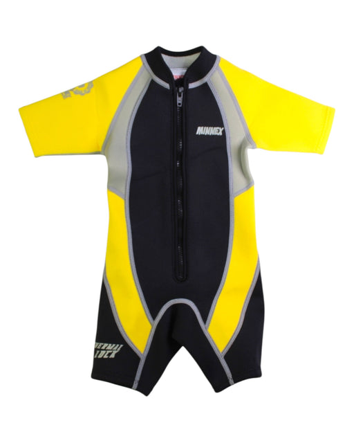 A Navy Wetsuits from Minnex in size 2T for neutral. (Front View)
