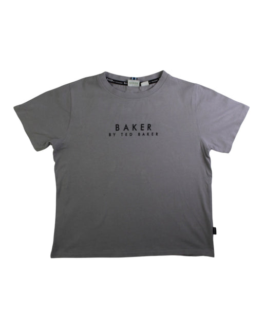 A Grey Short Sleeve T Shirts from Baker by Ted Baker in size 9Y for boy. (Front View)