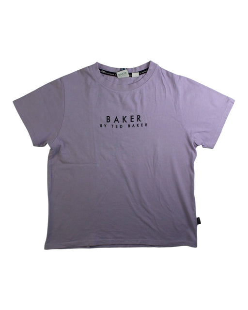A Purple Short Sleeve T Shirts from Baker by Ted Baker in size 9Y for boy. (Front View)
