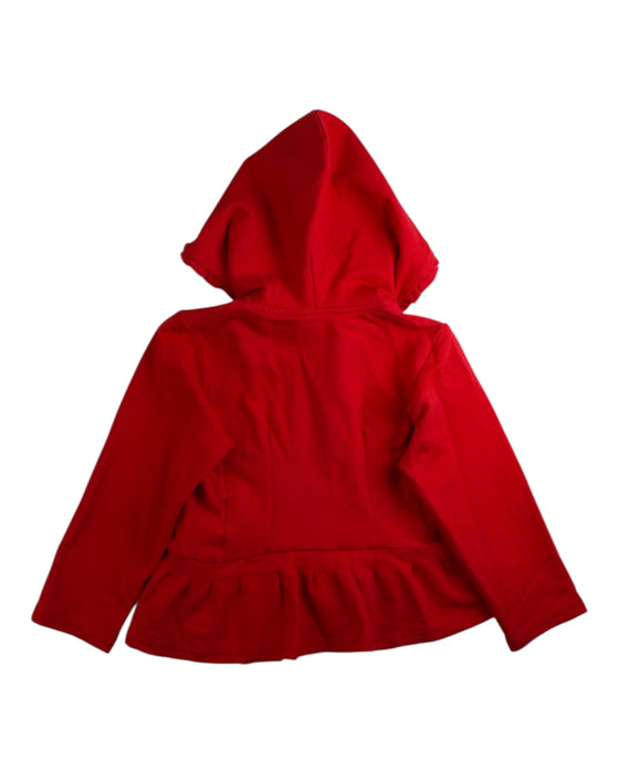A Red Zippered Sweatshirts from Mayoral in size 18-24M for girl. (Back View)
