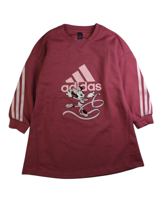A Pink Sweater Dresses from Adidas in size 2T for girl. (Front View)