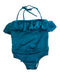 A Teal Swimsuits from Milly Minis in size 3T for girl. (Front View)