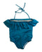 A Teal Swimsuits from Milly Minis in size 3T for girl. (Back View)