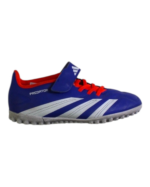 A Blue Cleats/Soccer Shoes from Adidas in size 9Y for neutral. (Front View)