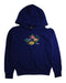 A Navy Hooded Sweatshirts from Polo Ralph Lauren in size 8Y for girl. (Front View)