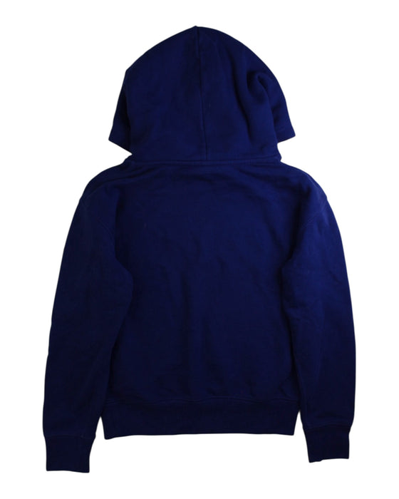 A Navy Hooded Sweatshirts from Polo Ralph Lauren in size 8Y for girl. (Back View)