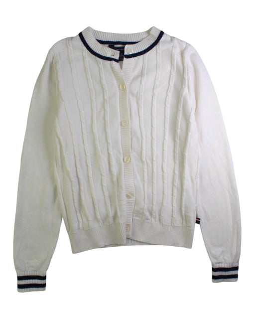 A White Cardigans from Tommy Hilfiger in size 8Y for girl. (Front View)