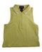 A Yellow Sleeveless Polos from Polo Ralph Lauren in size 6T for girl. (Front View)