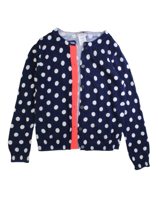 A Navy Cardigans from Crewcuts in size 6T for girl. (Front View)