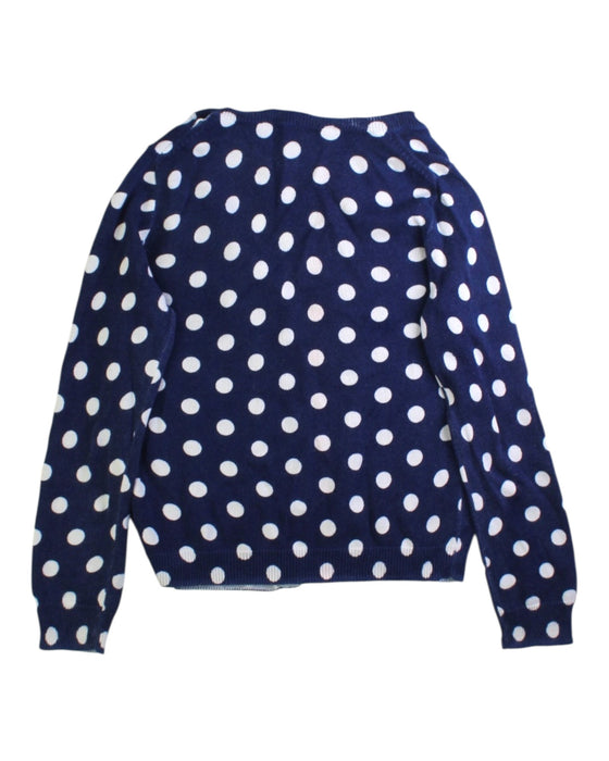 A Navy Cardigans from Crewcuts in size 6T for girl. (Back View)