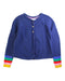 A Blue Cardigans from Boden in size 6T for girl. (Front View)