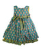 A Blue Sleeveless Dresses from Fabindia in size 6T for girl. (Back View)