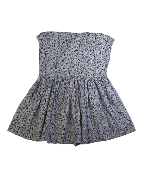 A Blue Sleeveless Dresses from Petit Bateau in size 18-24M for girl. (Back View)
