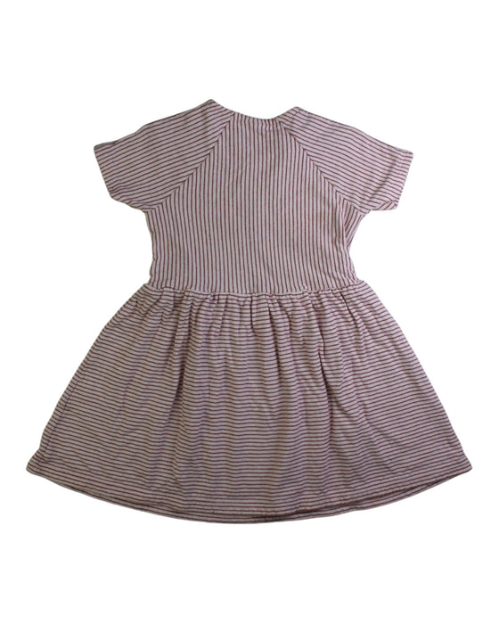 A Pink Short Sleeve Dresses from Petit Bateau in size 18-24M for girl. (Back View)