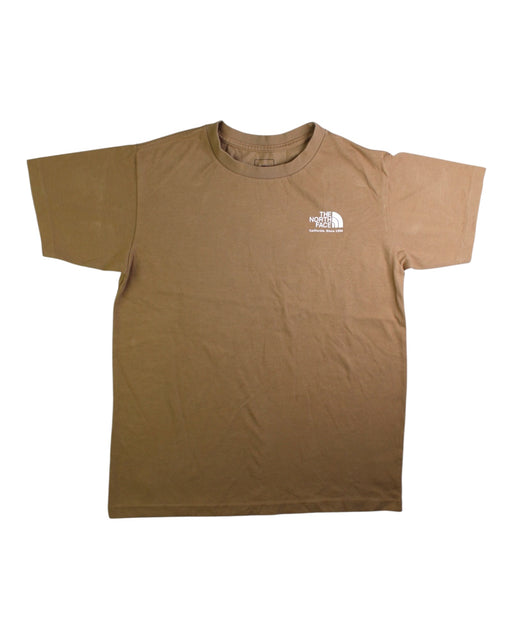 A Brown Short Sleeve T Shirts from The North Face in size 11Y for neutral. (Front View)