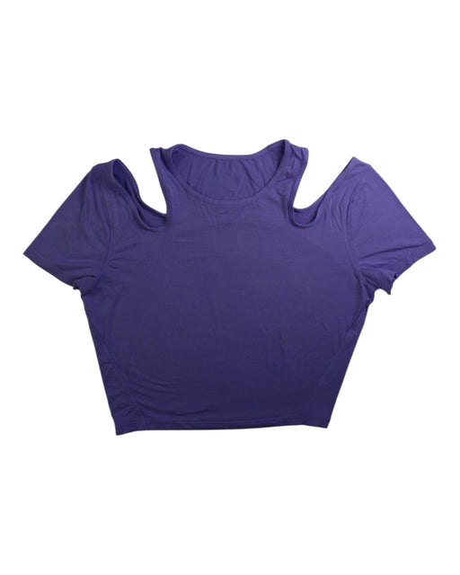 A Purple Short Sleeve Tops from Lululemon in size 12Y for girl. (Front View)
