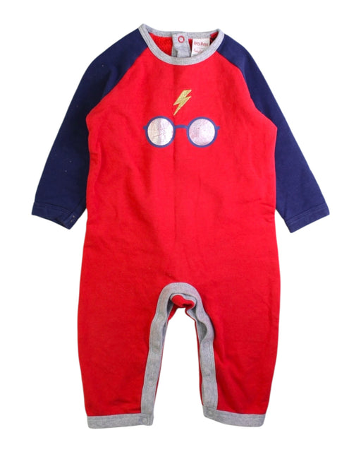 A Red Long Sleeve Rompers from Boden in size 6-12M for boy. (Front View)