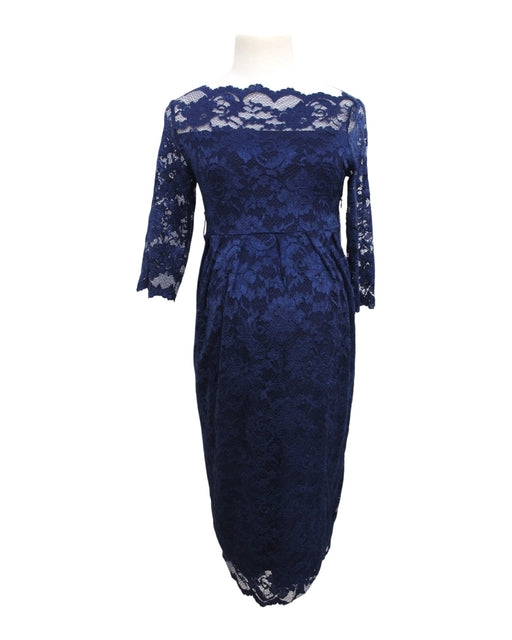 A Navy Long Sleeve Dresses from Mayarya in size Maternity-S for maternity. (Front View)
