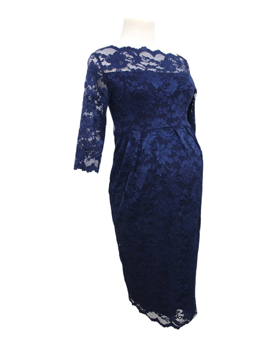 A Navy Long Sleeve Dresses from Mayarya in size Maternity-S for maternity. (Back View)