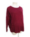 A Burgundy Long Sleeve Tops from Mayarya in size Maternity-XS for maternity. (Back View)