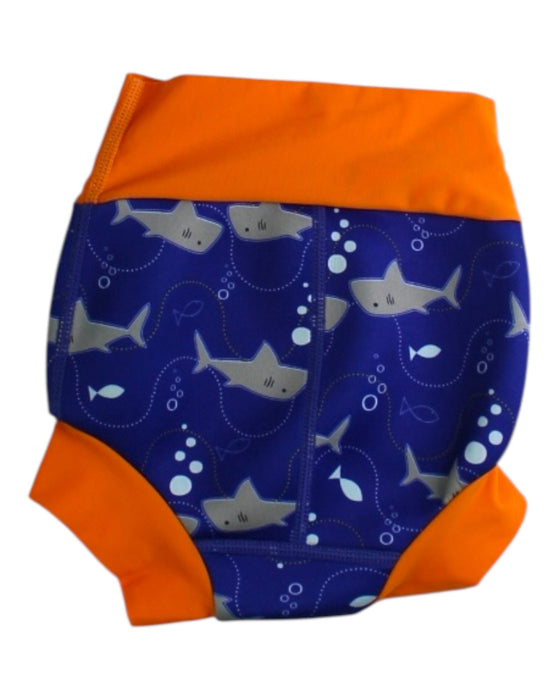 A Blue Swim Diapers from Splash About in size 12-18M for boy. (Back View)
