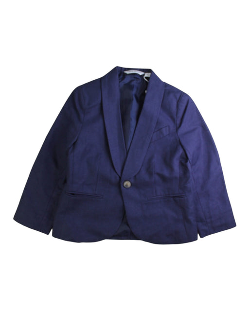 A Blue Blazers from Janie & Jack in size 4T for boy. (Front View)