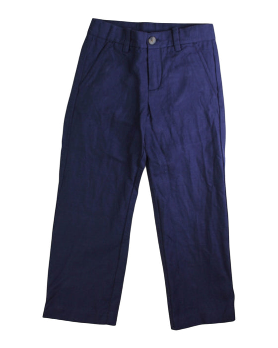 A Blue Casual Pants from Janie & Jack in size 4T for boy. (Front View)