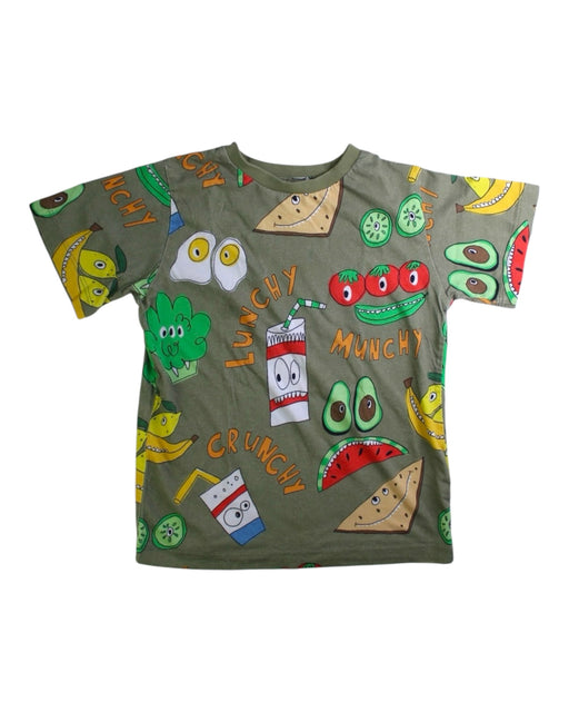 A Green Short Sleeve T Shirts from Stella McCartney in size 5T for boy. (Front View)