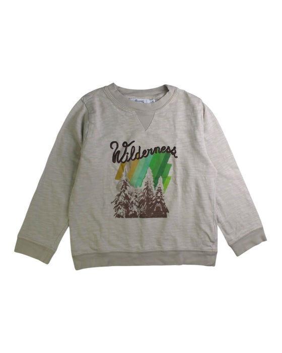A Beige Crewneck Sweatshirts from Bonpoint in size 4T for boy. (Front View)
