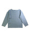 A Blue Long Sleeve T Shirts from Petit Bateau in size 6T for boy. (Back View)