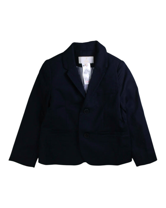 A Navy Blazers from Jacadi in size 4T for boy. (Front View)