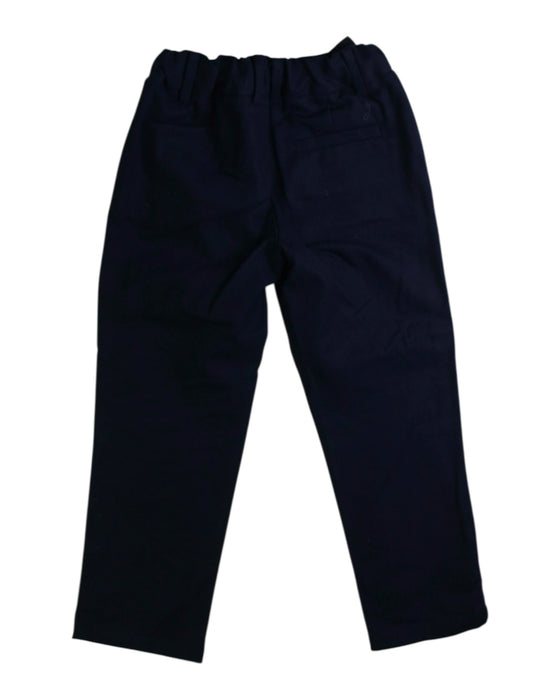 A Navy Casual Pants from Jacadi in size 3T for boy. (Back View)