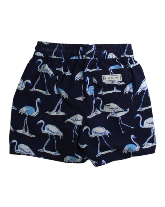A Navy Swim Shorts from Bluemint in size 4T for boy. (Back View)