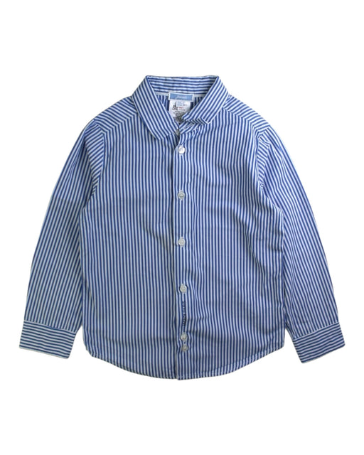 A Blue Long Sleeve Shirts from Jacadi in size 5T for boy. (Front View)