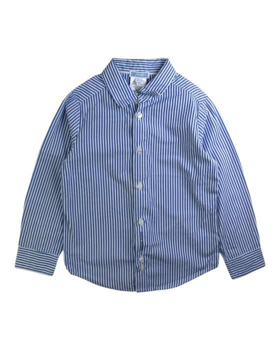 A Blue Long Sleeve Shirts from Jacadi in size 5T for boy. (Front View)