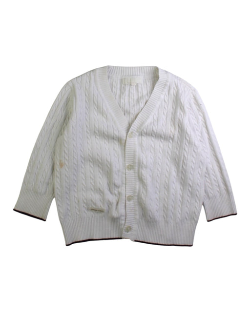 A White Cardigans from Nicholas & Bears in size 12-18M for boy. (Front View)