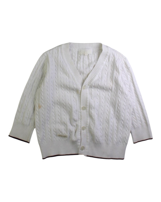 A White Cardigans from Nicholas & Bears in size 12-18M for boy. (Front View)