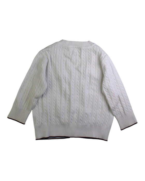 A White Cardigans from Nicholas & Bears in size 12-18M for boy. (Back View)