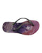 A Purple Flip Flops from Havaianas in size 7Y for girl. (Front View)