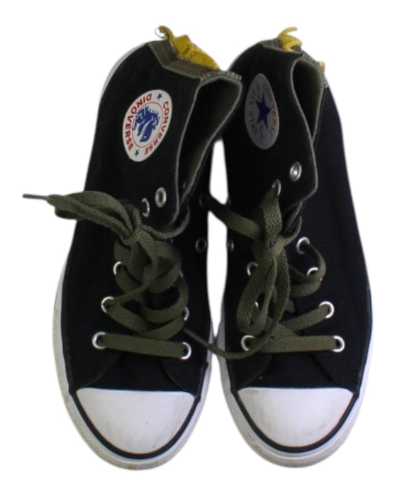 A Black Sneakers from Converse in size 7Y for boy. (Back View)